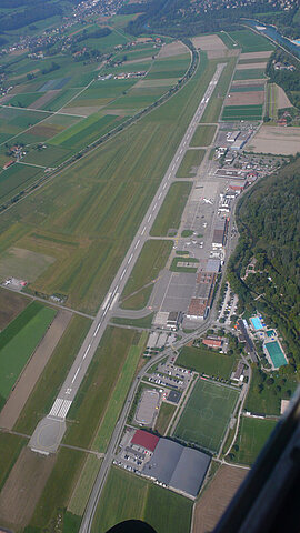 Flugplatz Bern Belpmoos.