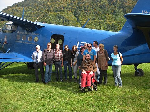 Bereit für den Rückflug
