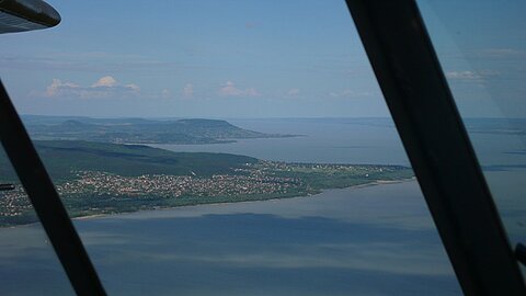 Wir erreichen den Balatonsee.