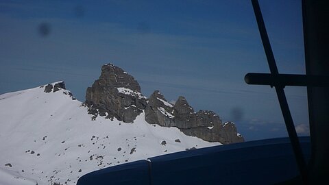 Felsformation oberhalb Lauterbrunnen.