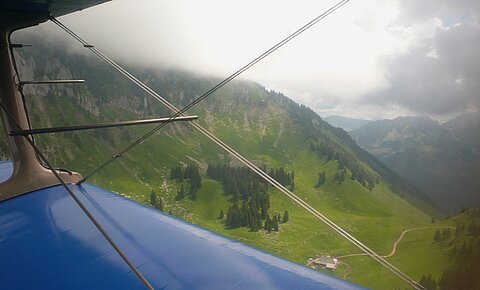 Richtung Jaunpass.
