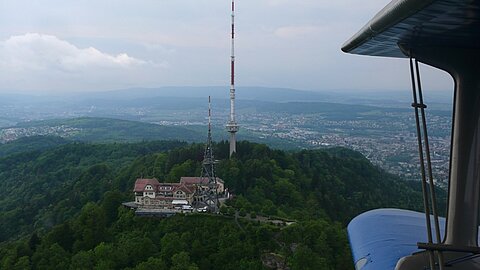 Vorbei am Uetlieberg.
