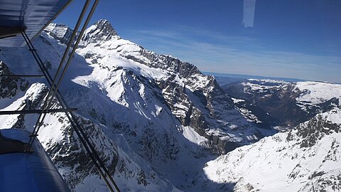 Im Oberer Grindelwald Gletscher.