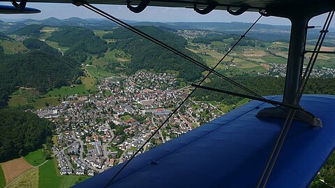 Über den Dörfer vom Jura.