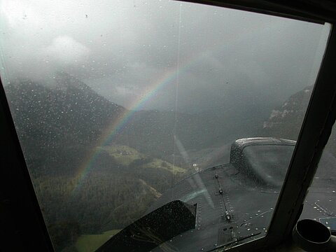 Schlechtes Wetter im Val de Travair.