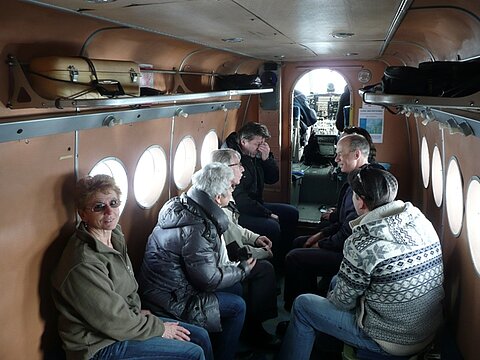 Unsere Passagiere auf diesem Flug.