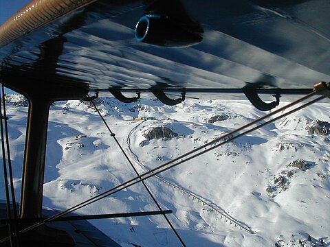 Skigebiet von St.Moritz.