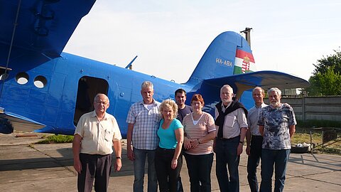 Vor dem Rückflug ein Gruppenbild.