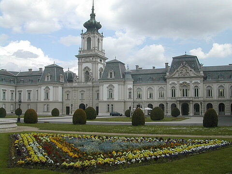 Schloss Kestey am Balatonsee.