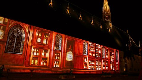 Am Abend in Beaune.