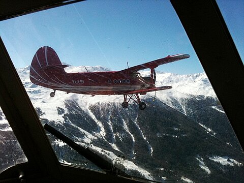 Mit zwei Antonov waren wir im Tessin.