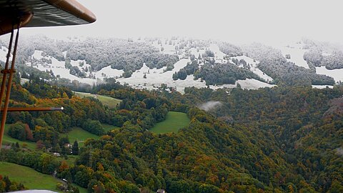 Infolge schlechtem Wetter, kann auch in diesem Jahr nicht über das Jungfraujoch geflogen werden.