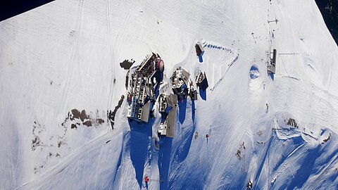 Skigebiet von Adelboden ...
