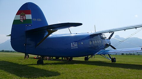 Zurück auf dem Flugplatz Thun.