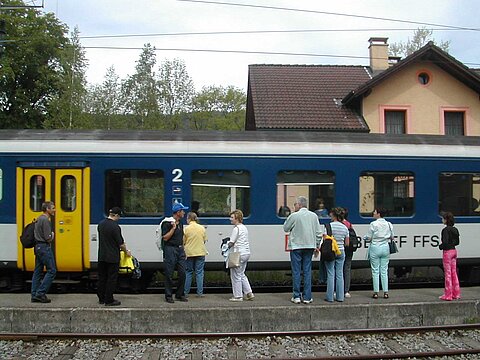 Transport zur Asphaltmine.