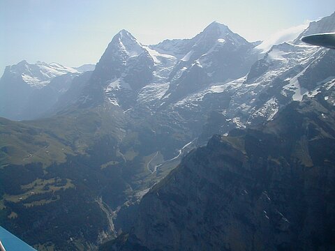 Grosse Scheidegg mit Wetterhorn.