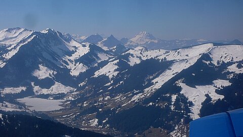 Schwarzsee und der Moleson.