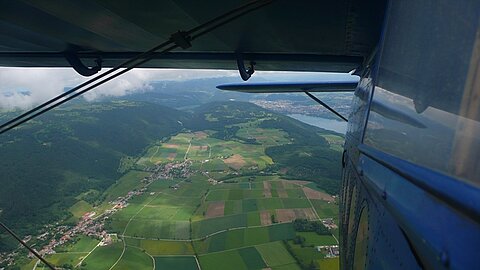 Blick zurück auf Biel.