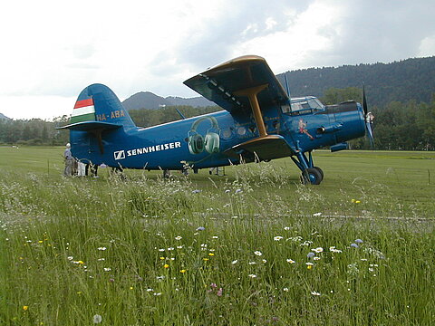 Flugplatz Môtier.