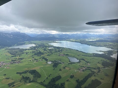 Rechts Tergernsee bei Bad Töls.