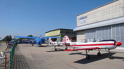 2 Jak52 und 2 An-2 sind anwesend und natürlich auch der L5.
