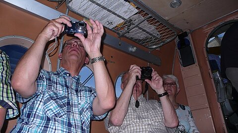 Alles wird fotografiert.