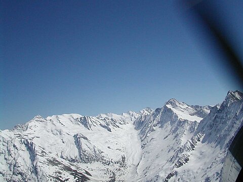 Blick Richtung Lötschenlücke.