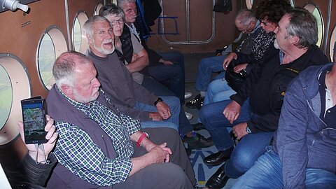 Die lange Reise hinterlässt Spuren.