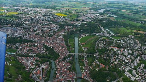 Fribourg und seine Brücken.