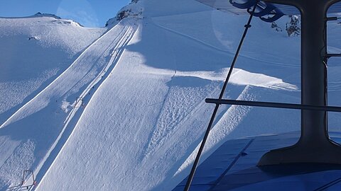 Skigebiet am Titlis.