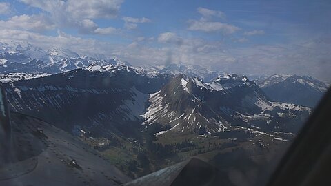 Voralpenflug bei Föhn 29.4.2018