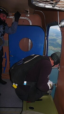 Einweisung zum Zielgebiet.