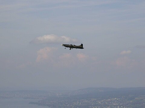 Neustes Flugzeug der Pilatuswerke PC-21.