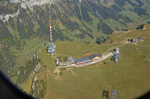 Restaurant auf dem Niederhorn.