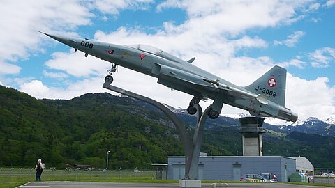 F-5 Tiger in Meiringen.
