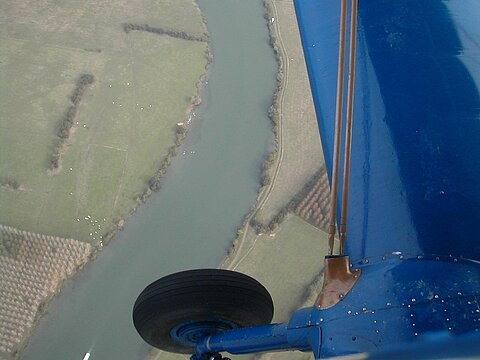 Blick nach unten.