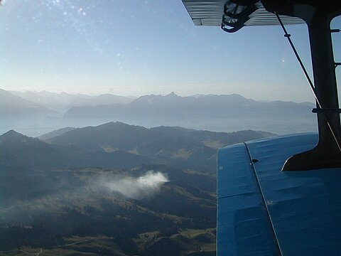 Bildmitte Stockhorn.