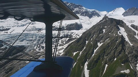 Blick auf den Gletscher.