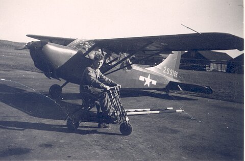 Der Stinson ist wieder repariert und besitzt wieder die Bezeichnung der USAF 42-99186 in Dübendorf.