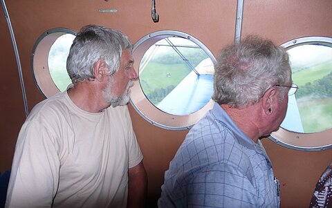 Osi Bisig organisierte den Flug in seine Heimat, das Toggenburg.