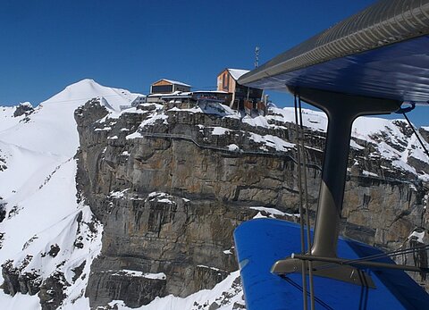 Mittelstation Schilthorn.