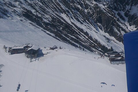 Bergstation oberhalb Adelboden.