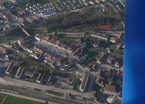 Über der Altstadt Arberg.