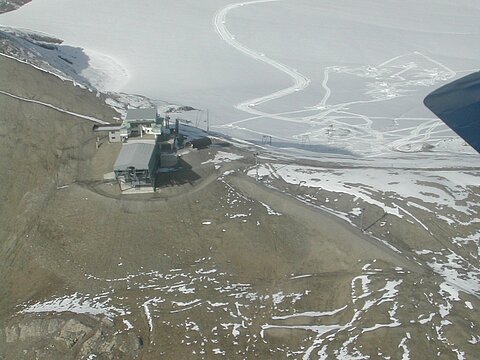Bergstation von Cran Montana.