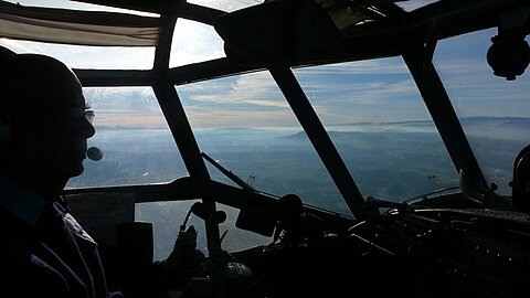 Stimmungsbild im Anflug auf Grenchen.