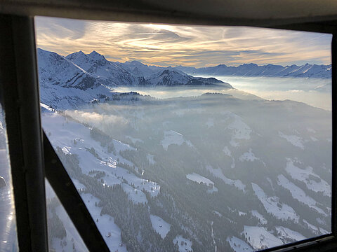Blick in Richtung Wimmis.