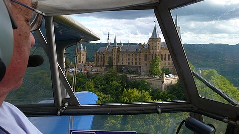 Das Schloss von Hohenzollern.