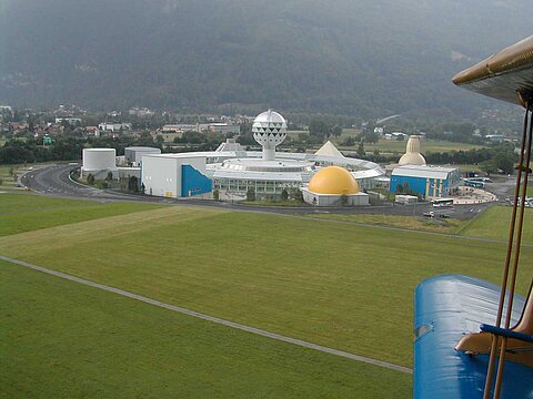 Blick auf den Mysteripark.