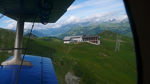 Bergstation Rinderberg oberhalb Zweisimmen.