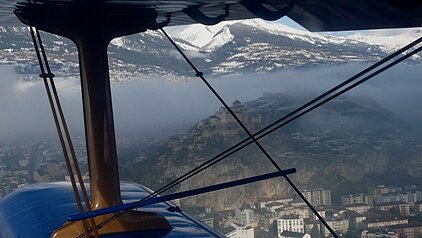 Im Anflug auf Sion.